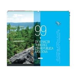 99 de atractii turistice din Republica Moldova. Editie cartonata