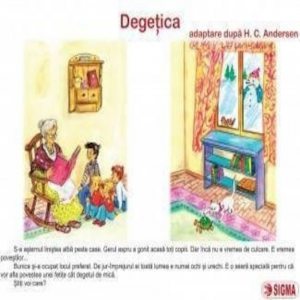 Degetica. Carte uriasa, clasa pregatitoare, semestrul I