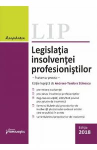 Legislatia insolventei profesionistilor ed.2018