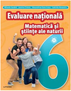 Matematica si stiinte ale naturii. Teste pentru evaluarea nationala. Clasa a VI-a