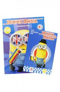 Minion Mania, Colouring pad. Mini trusa artist Minions