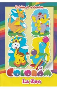 Coloram la Zoo. Privim si coloram