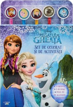 Disney. Regatul de gheata. Set de colorat si de activitati