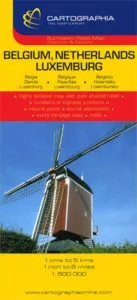 Harta rutiera - Belgia, Olanda, Luxemburg