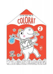 Hipopotamul. Cea mai lungă carte de colorat