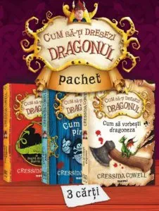 Pachet "cum sa-ti dresezi dragonul" 3 vol de Cressida Cowell