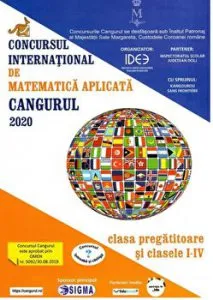 Revista Cangurul Matematica 2020 pentru clasa pregatitoare si clasele IIV
