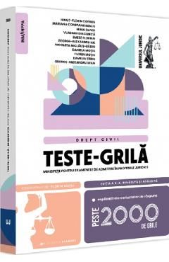 Teste-grila, minispete pentru examenele de admitere in profesiile juridice Ed.10