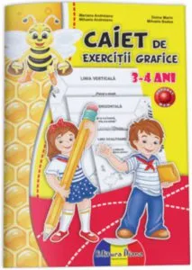 Caiet de exercitii grafice, 3-4 ani 2016 de Mariana Andreianu
