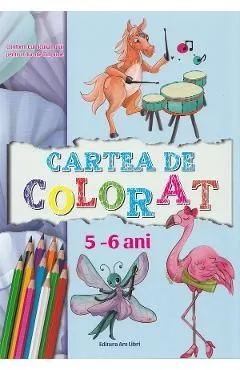 Cartea de colorat 5-6 ani de Autor Anonim