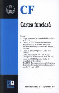 Cartea funciara. Editie actualizata la 17 septembrie 2014