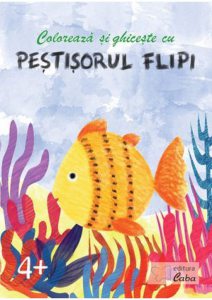 Coloreaza si ghiceste cu Pestisorul Flipi pentru 4 ani  