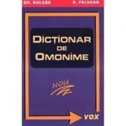 Dictionar de omonime de buzunar de Nicolae Felecan