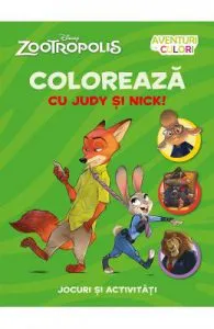 Disney Zootropolis de Coloreaza cu Judy si Nick