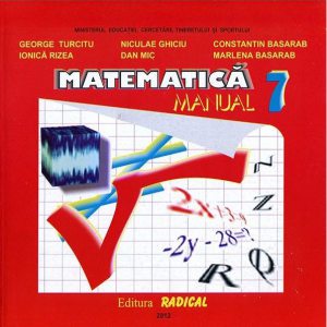 Matematica. Manual pentru clasa a VII-a