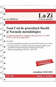 Noul cod de procedura fiscala si normele metodologice Act.18.01.2022