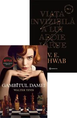 Pachet Gambitul Damei   Viata invizibila a lui Addie LaRue