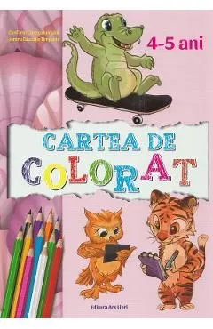 Cartea de colorat 4-5 ani de Autor Anonim
