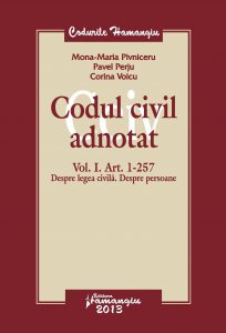 Codul civil adnotat - Vol. I. Art. 1-257