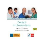 Deutsch im Krankenhaus Neu, 2 Audio-CDs. Berufssprache für Ärzte und Pflegekräfte