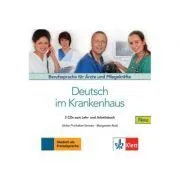 Deutsch im Krankenhaus Neu, 2 Audio-CDs. Berufssprache für Ärzte und Pflegekräfte de Ulrike Firnhaber-Sensen