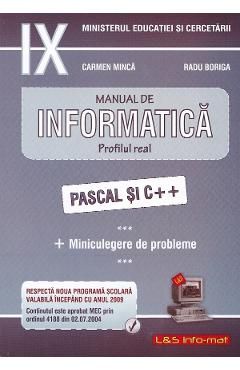 Informatica. Pascal CMiniculegere de probleme - Clasa 9 - Manual