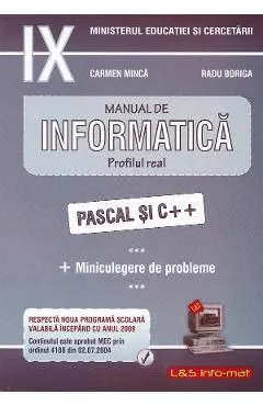 Informatica. Pascal CMiniculegere de probleme - Clasa 9 - Manual