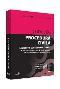 Codul de procedură civilă. Legislație consolidată și index (ianuarie 2020)