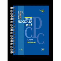 Codul de procedura civila Septembrie 2022 - Editie spiralata