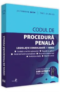 Codul de procedura penala: Octombrie 2019