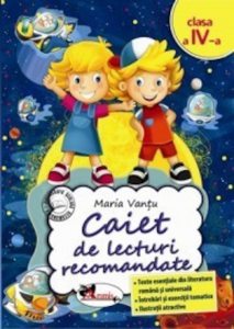 Caiet de lecturi recomandate, clasa a IV-a