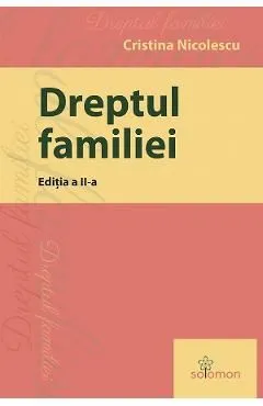Dreptul familiei Ed.2 de Cristina Nicolescu