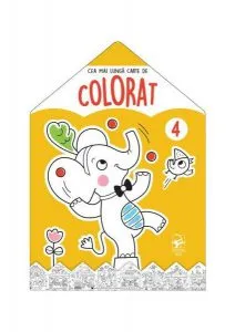 Elefantul. Cea mai lungă carte de colorat