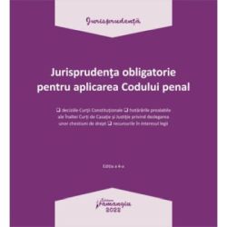 Jurisprudenta obligatorie pentru aplicarea Codului penal. Actualizata 3 ianuarie 2022