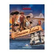 Literatura adaptata pentru copii benzi desenate Treasure Island de Virginia Evans
