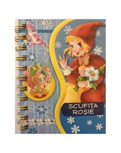 Scufița roșie. Poveste și activități (carte cu spirală)
