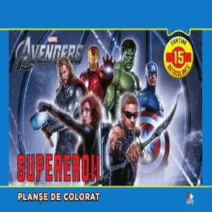 Supereroii. Planse de colorat