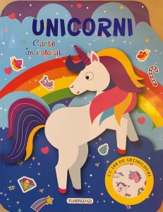 Unicornii magici - carte de colorat