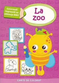 Colorează împreună cu albinuța Bibi - La zoo de Ianos turcanu