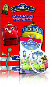 Pachet Chuggington 2 - DVD Super statii si carte Locomotive destoinice