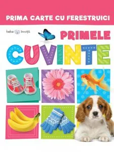 Prima carte cu ferestruici. Primele cuvinte. Bebe invata