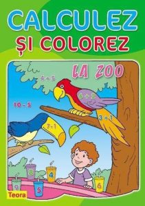 Calculez si colorez - La zoo