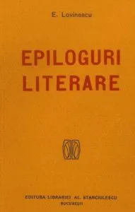 Epiloguri literare de Eugen Lovinescu