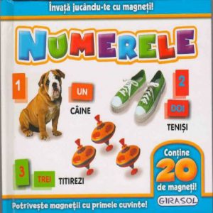 Invata jucandu-te cu magneti! Numerele (Contine 10 magneti)