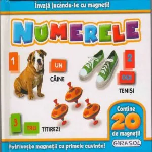 Invata jucandu-te cu magneti! Numerele (Contine 10 magneti)