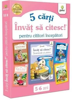 Pachet "Invat sa citesc pentru cititori incepatori 3" - 5-6 ani de Anonim
