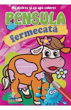 Vacuta. Pensula fermecata. Ma distrez si cu apa colorez