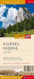 Harta de drumetie - Muntii Giurgeu - Hasmas