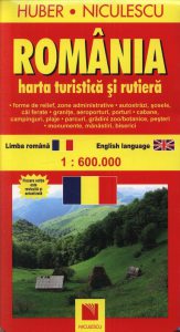 Harta Romaniei - turistica si rutiera