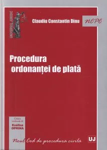 Procedura ordonantei de plata de Claudiu Constantin Dinu
